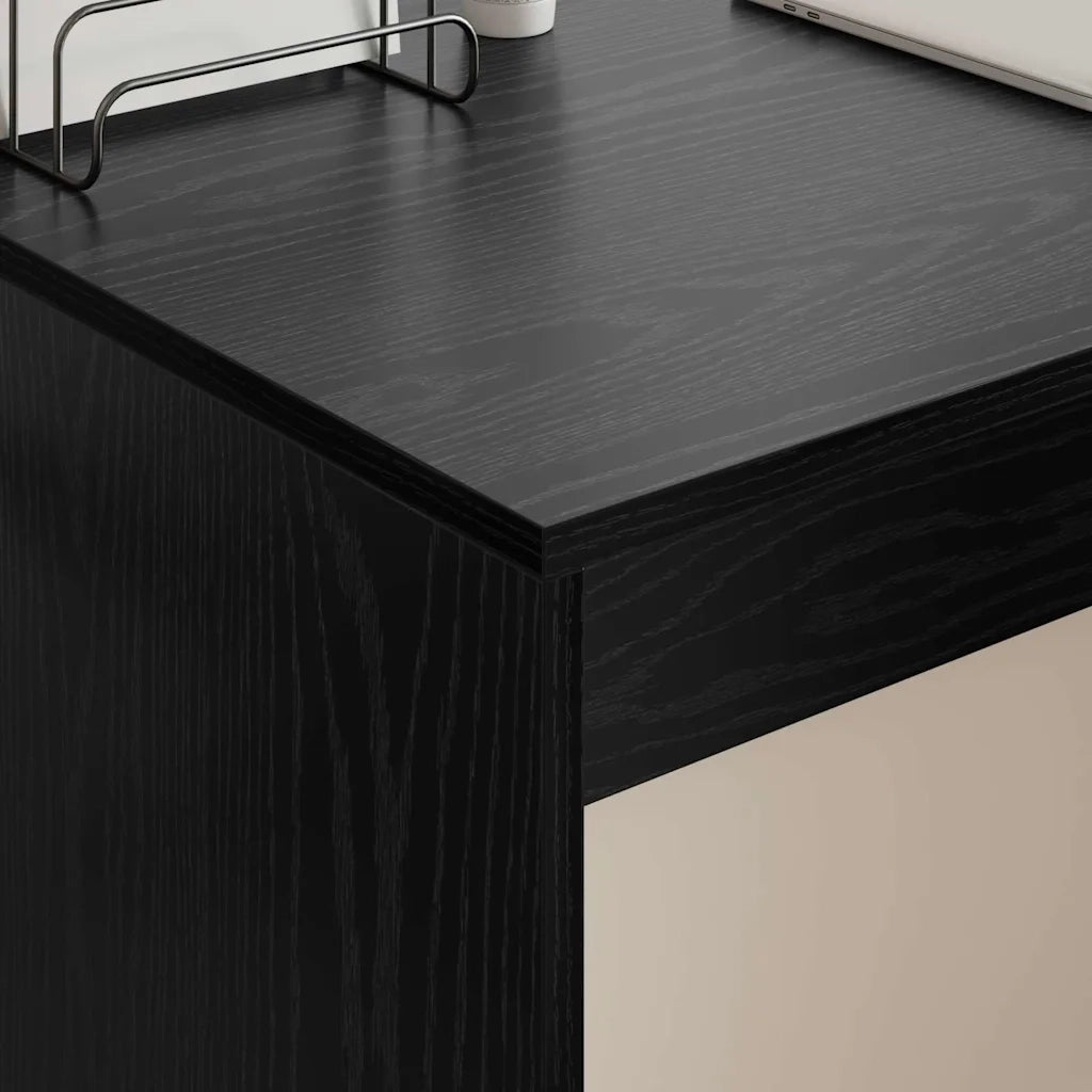 Scrivania Rovere Nero 109 x 50 x 78 cm Legno multistrato 891201