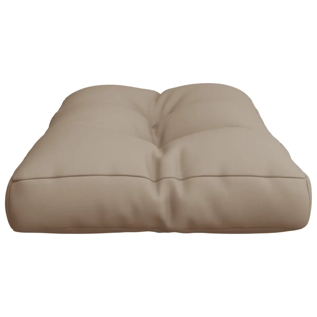 Cuscino per Pallet Tortora 70x40x12 cm in Tessuto
