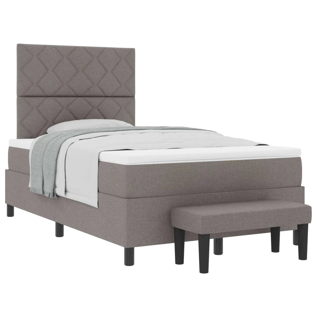 Letto a molle con testiera Talpa 120 x 200 cm Tessuto 3344139