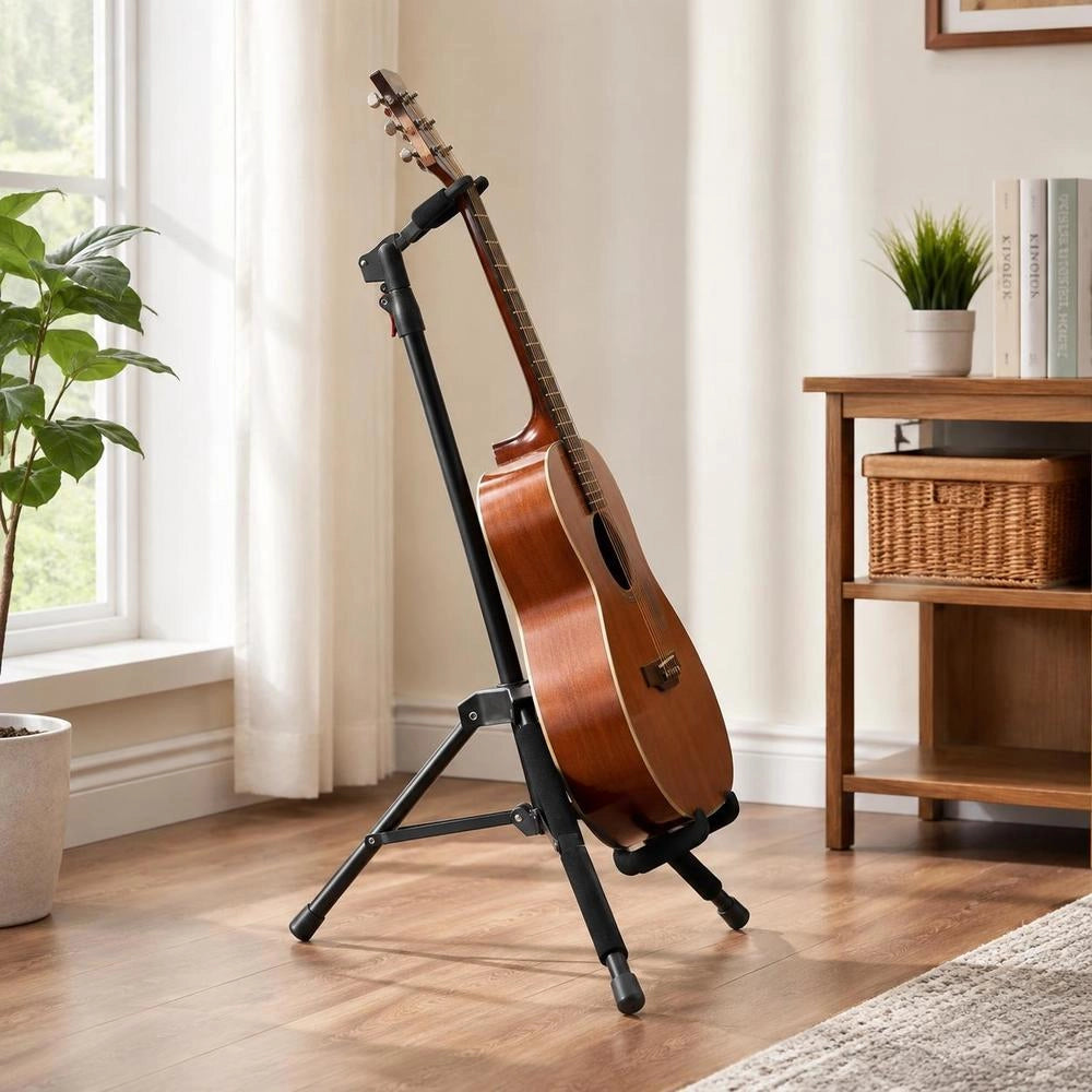 Guitar Stand, Guitar Tripod, Frame, Height Adjustable 900-1200 Mm