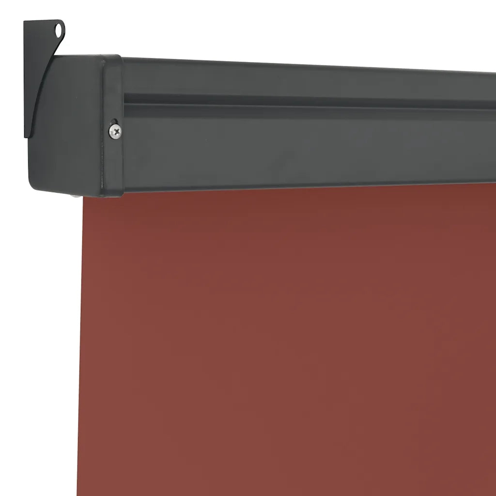 Tendalino Laterale per Balcone-Tenda da Sole Laterale per Patio 125x250 cm Marrone