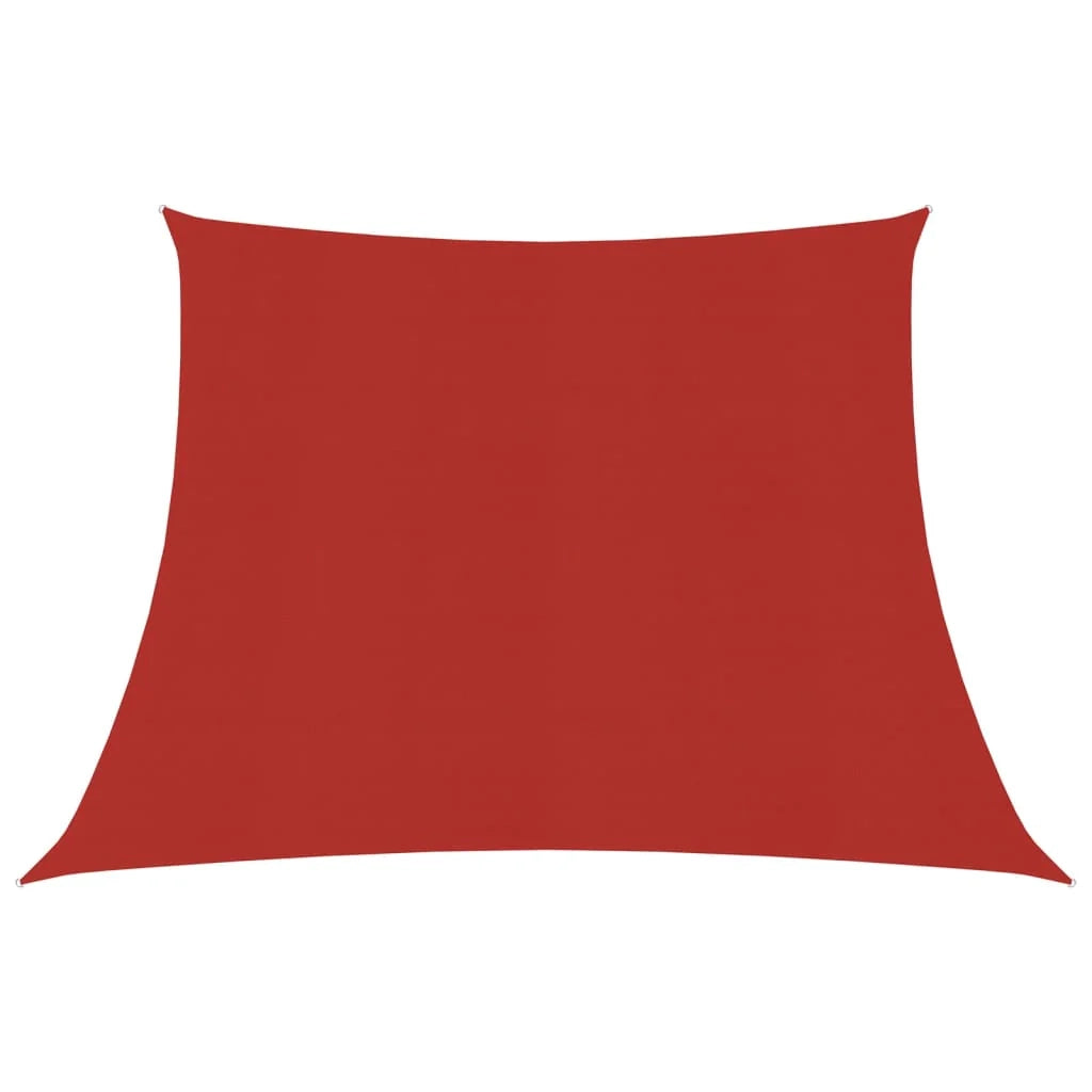 Vela ombreggiante/ombrellone 160 g/m² 3/4 x 2 m HDPE rosso 02_0009264