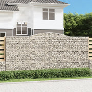 Cesti Gabbioni ad Arco 8 pz 400x50x180/200 cm Ferro Zincatocod mxl 76196