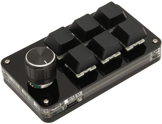 Tastiera USB Mini - Tastiera Gaming - Programmabile - Compacta - Illuminazione RGB - Ideale per il Gioco - Tastiera Mini