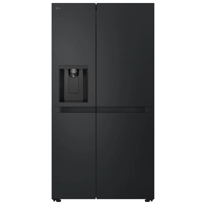 LG GSLC40EPPE Frigorifero Side-by-Side 638L Classe E Dispenser con Allaccio Linear Cooling Nero Opaco