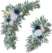 Due pezzi di fiori artificiali per matrimonio - decorazione per arco di ingresso e reception