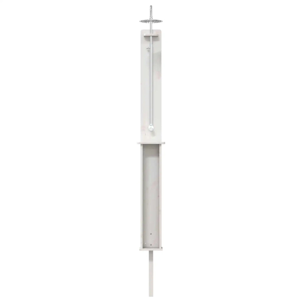 Doccia da esterno 246 cm Legno massello di pino e acciaio inox 886353