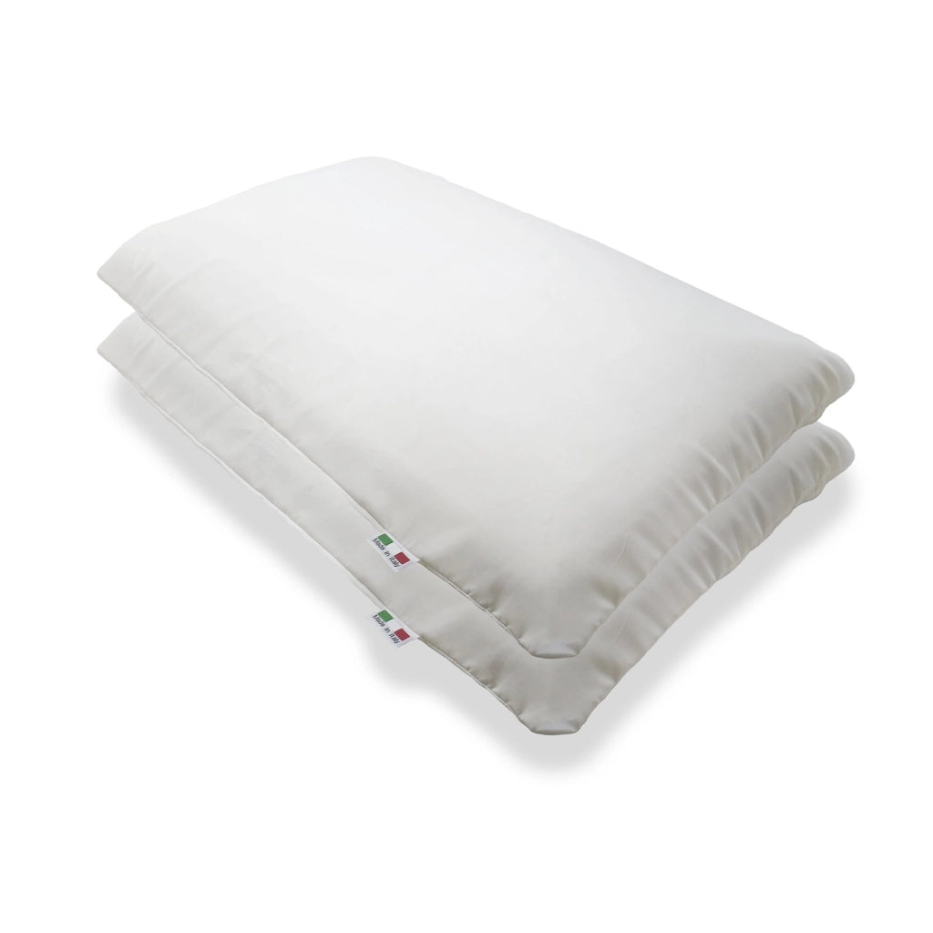 Cuscino Coral, Guanciale Indeformabile Antimuffa Antibatterico Anallergico Made in Italy, 11h cm Bianco