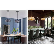Trade Shop - Lampadario Led 10w A Cupola Effetto Cielo Stellato In Vetro Luce 7500k 3000k A48 -