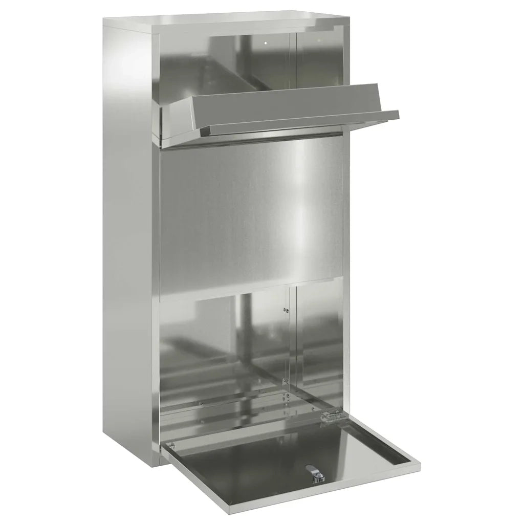 Cassetta per pacchi Argento 44 x 22 x 82 cm Acciaio zincato CFW3458335