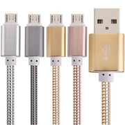 CAVO USB RICARICA TRASFERIMENTO DATI SMARTPHONE ANDROID PC IN ACCIAIO RESISTENTE