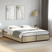 Giroletto Rovere Sonoma 150x200 cm in Legno Multistrato Metallo 3279838