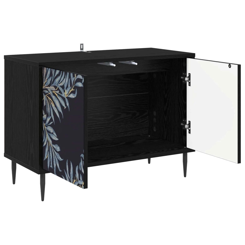 Mobile TV DOKKUM 69 x 33 x 50,5 cm Rovere Nero 8007017