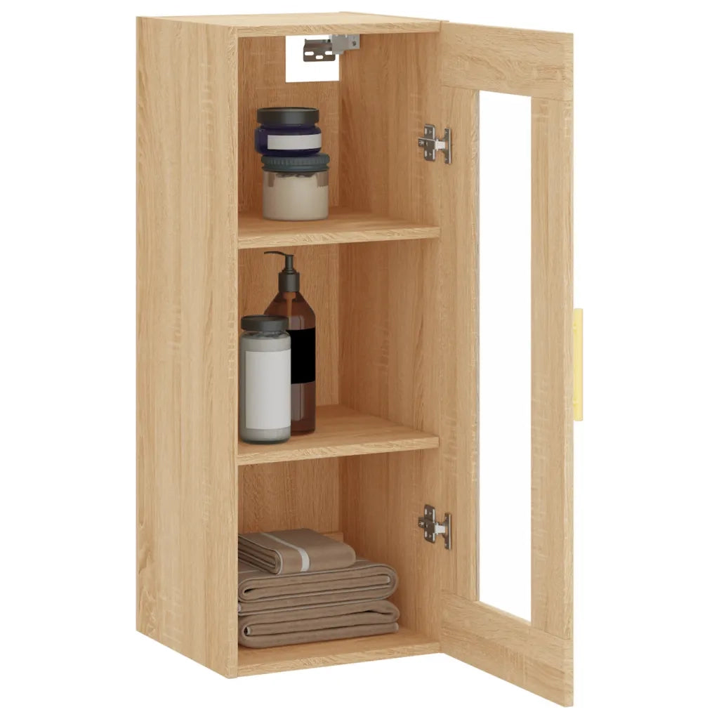 Armadietto a Muro | Mobile a Parete Rovere Sonoma 34,5x34x90 cm