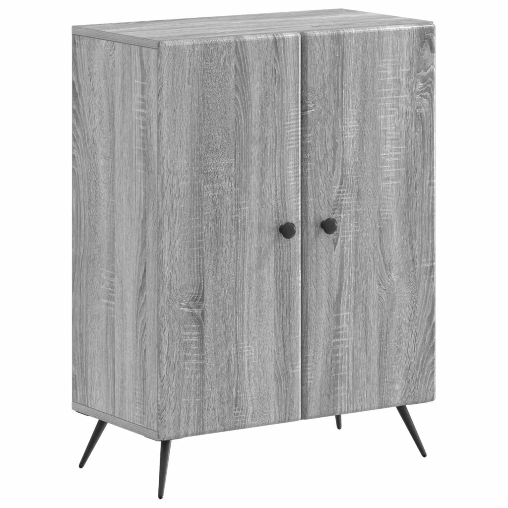 Mobiletto da Bagno BREDA Sonoma grigio 59,5 x 31 x 80 cm 897501