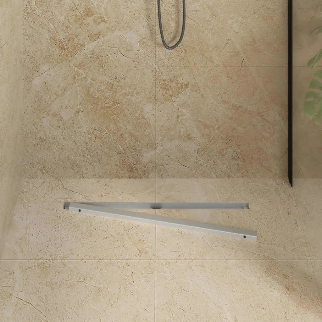 Scolascale per doccia a 360¡ã con modello slim Argento 70 cm CFW3073909