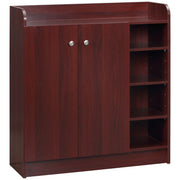 Armadio Scarpiera ¨C zephmum ¨C Legno, 4 Ripiani, 83x30x90 cm, Caff¨¨