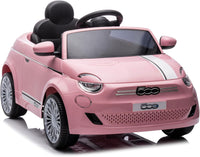 Macchina Elettrica per Bambini Licenza Ufficiale Fiat 500 Small 10,8V 3,1Ah Rosa