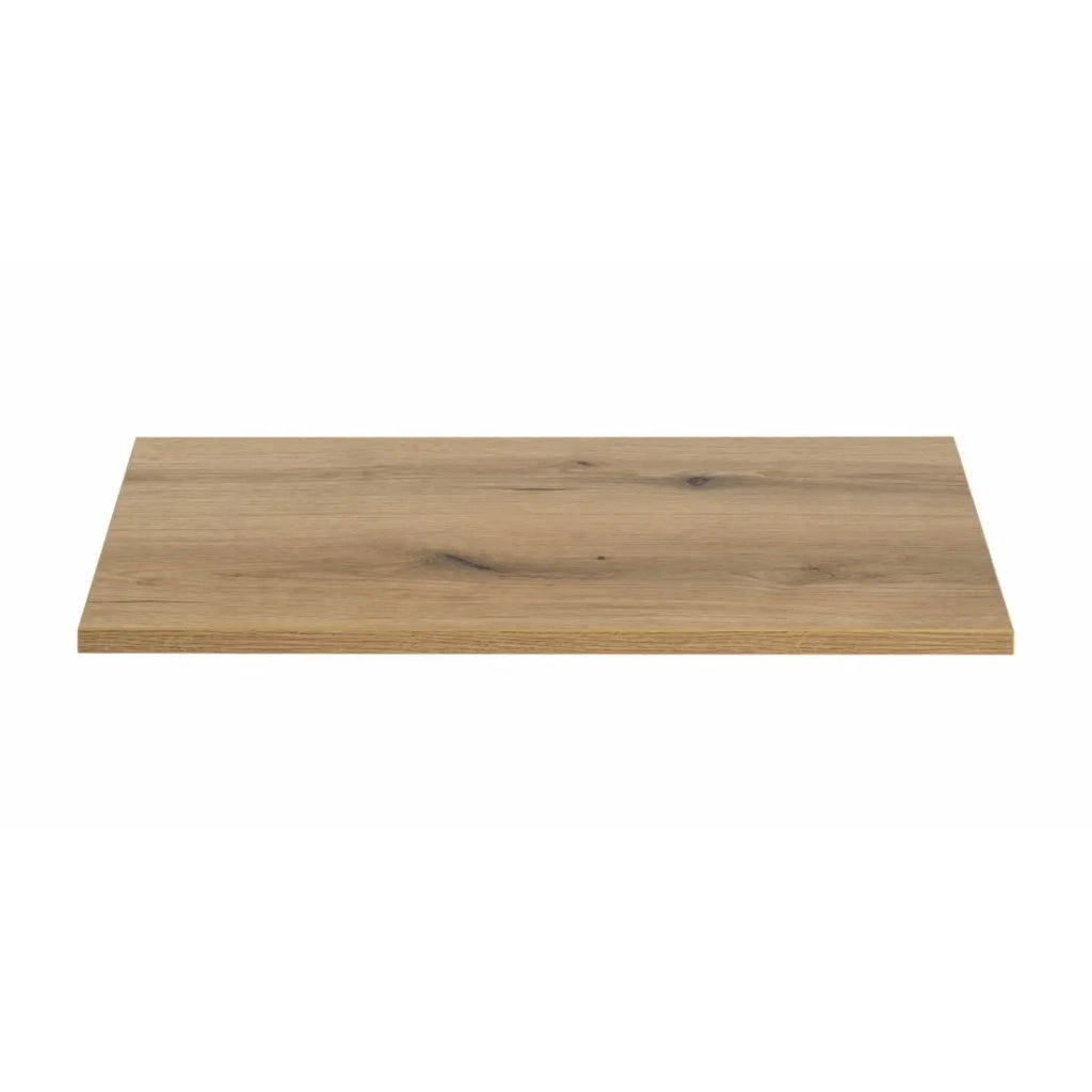 Piano lavabo VANO – Colore rovere – L90 × P40 × H2 cm – Da appoggio