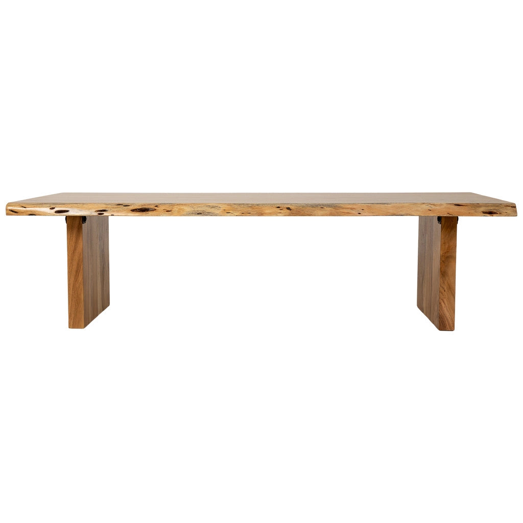 Tavolino da caffè in legno marrone 150x70x40h cm