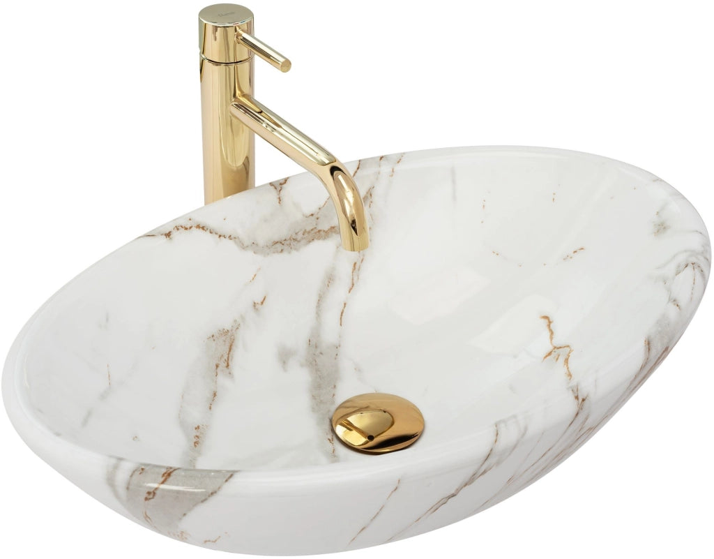 Lavabo Da Appoggio Rea Pamela Shiny Aiax