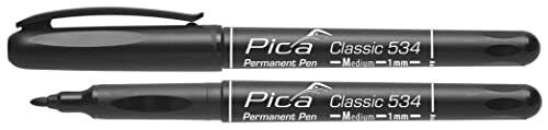 Pica-Marker 534/46 marcatore permanente Punta a ogiva/sottile Nero 1 pz