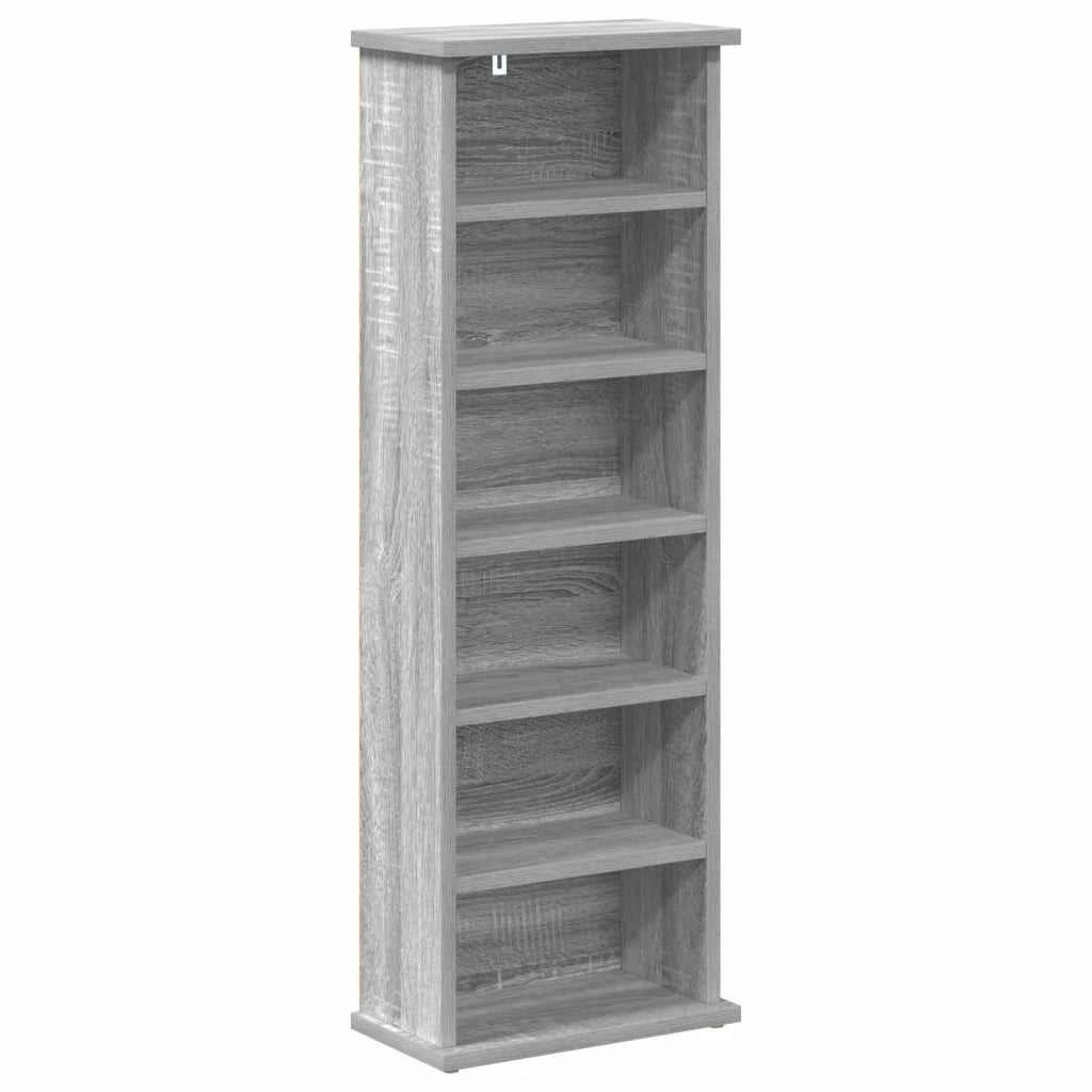Mobile per CD Sonoma grigio 60 x 17 x 92 cm 8012756