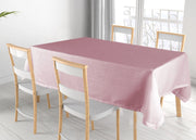 Tovaglia Cucina Soggiorno In Cotone Con Orlo A Giorno In Tinta Unita Ajour - 140x300cm - Polignac