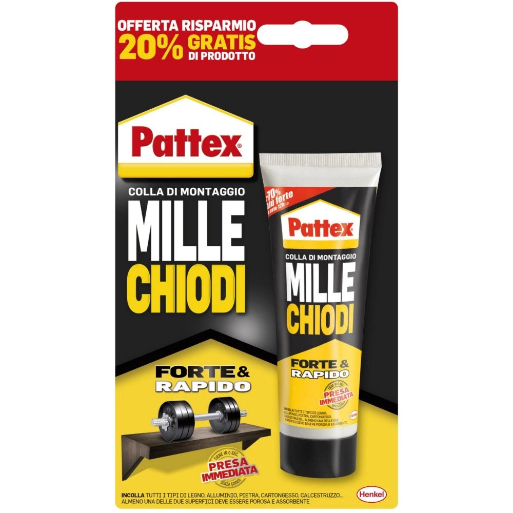 12pz pattex millechiodi original blister gr.100 cod:ferx.47925