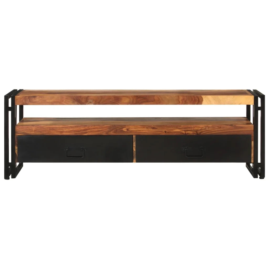 Mobile Porta TV 120x30x40 cm in Legno Massello di Sheesham cod mxl 13494