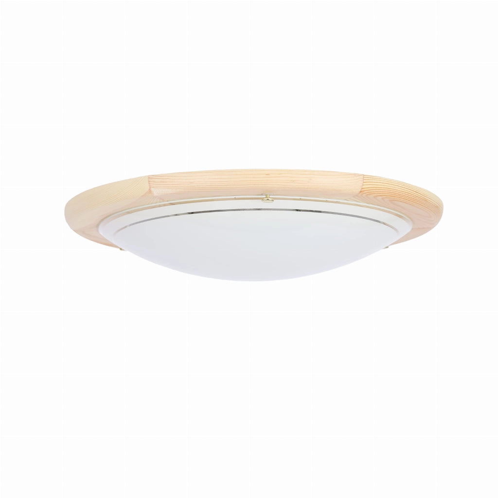 Plafoniera Candellux Standard legno naturale 38cm 2xE27