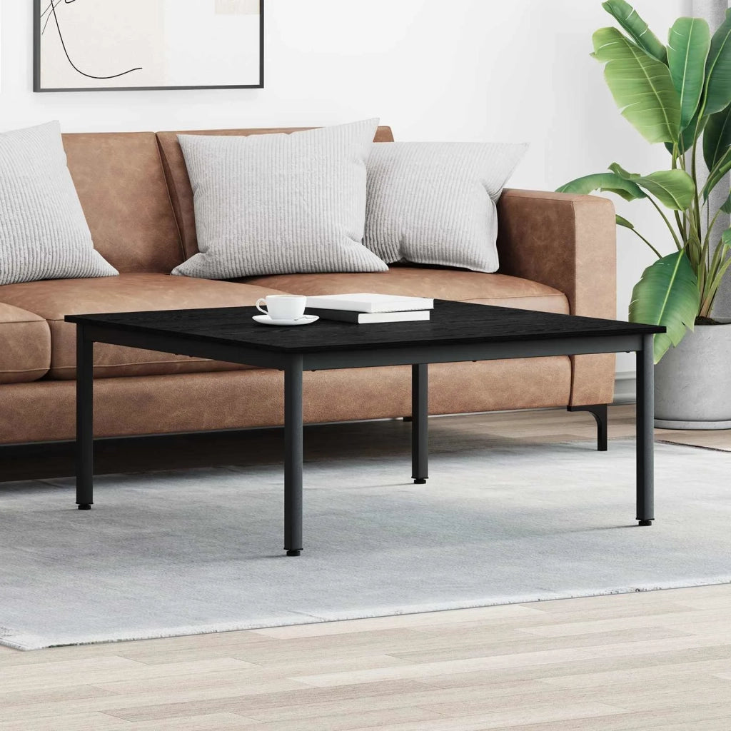 Tavolino da salotto Rovere Nero 100 x 100 x 45 cm 892584