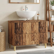 Armadio per Lavabo da Bagno DELFT Legno antico 82 x 41 x 59 cm 897023