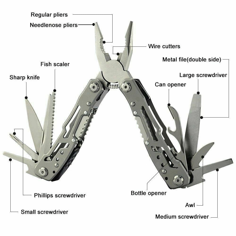 Pinza Multiuso in Acciaio Inossidabile ¨C Zephmum ¨C 100mm
