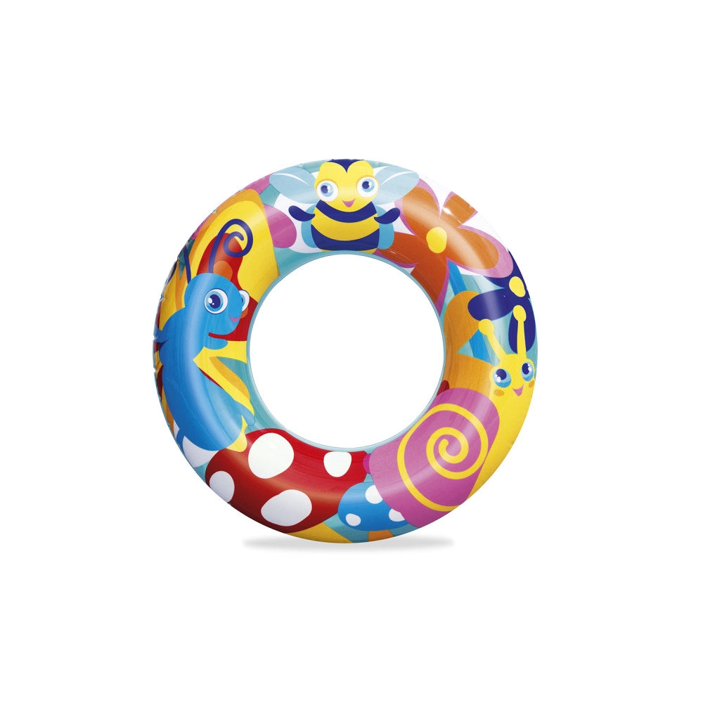 Trade Shop - Salvagente Gonfiabile Designer A Fantasia 56cm Bambini 3 Modelli Assortiti 36013 -
