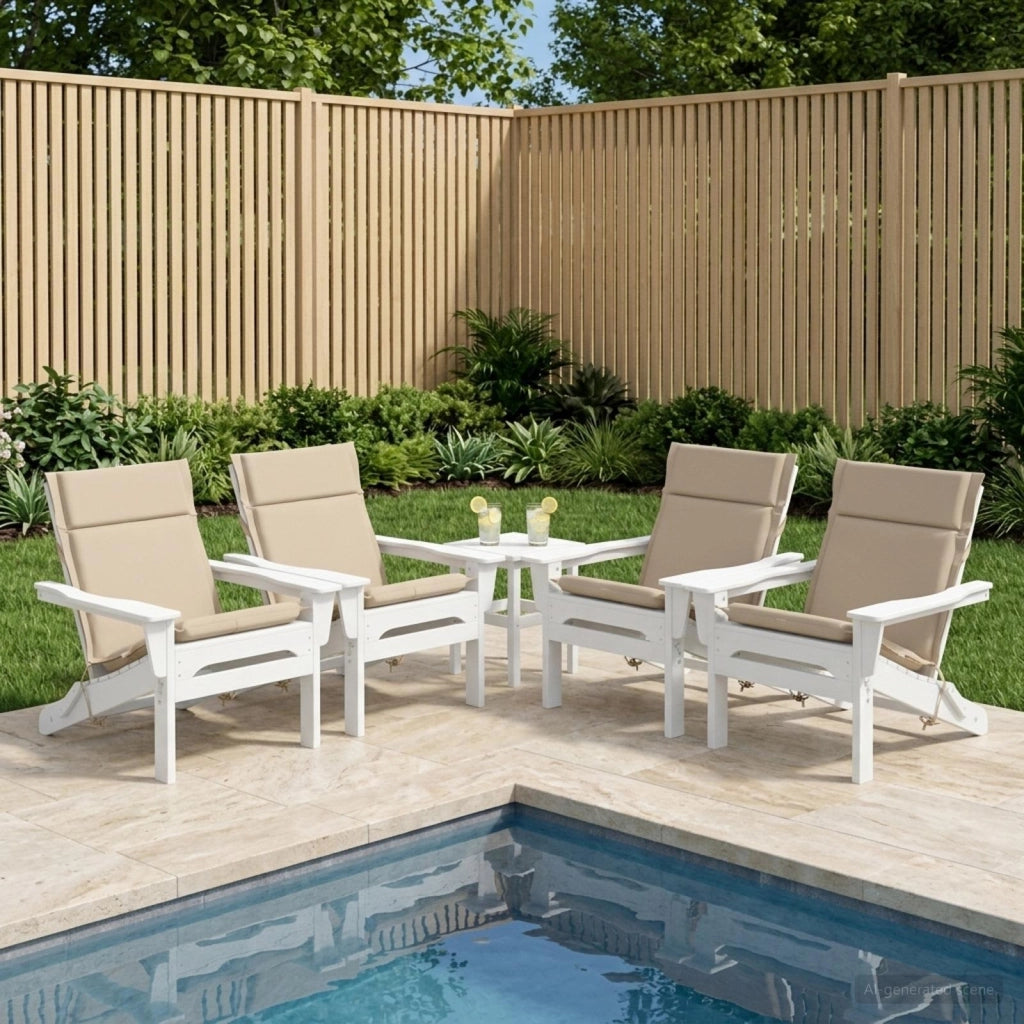 Cuscini per Sedia Alta in 6 Pezzi GEMERT 6 pcs 100% Poliestere 946476