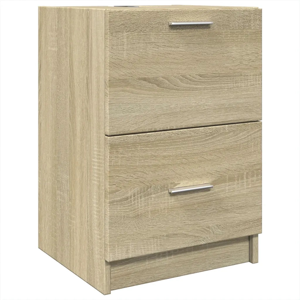 vidaXL Mobile Sottolavabo Rovere Sonoma 63x30x54 cm in Truciolare