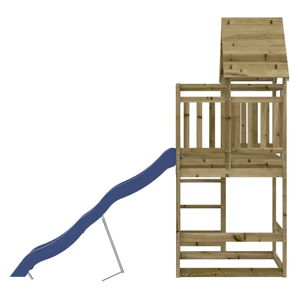 Set da Gioco da Esterno in Legno di Pino Impregnato 3157014