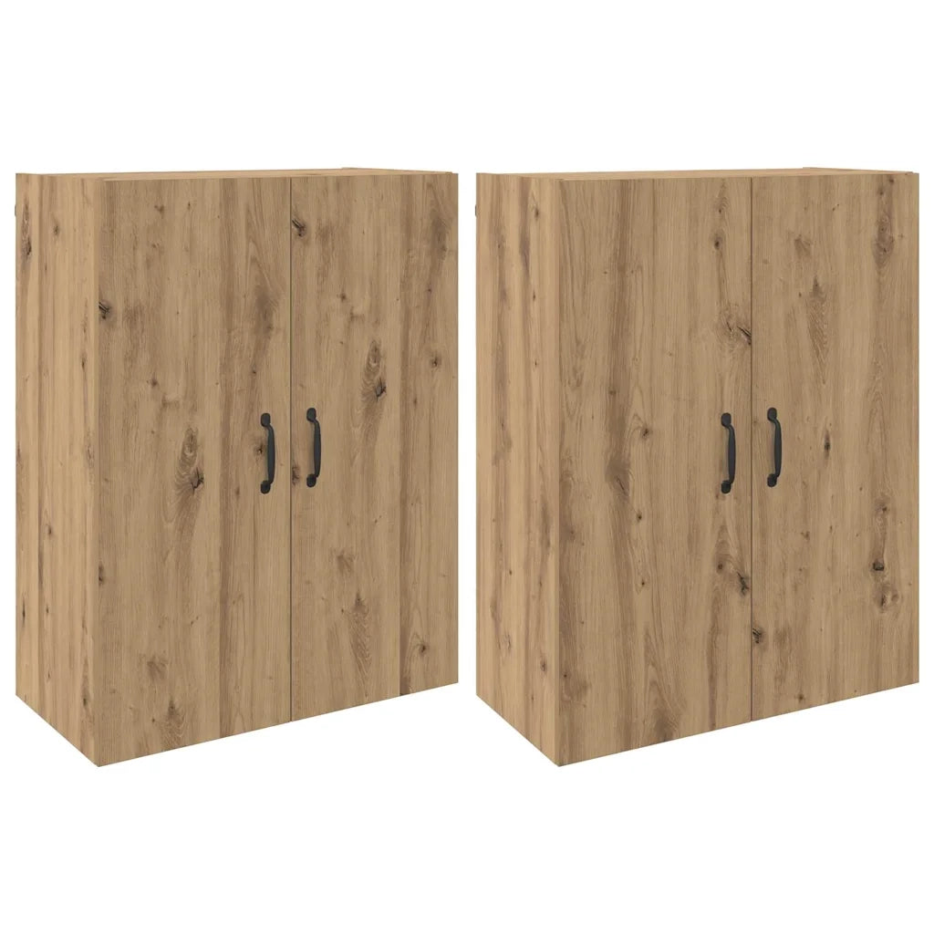 vidaXL Armadi da Muro 2 pcs rovere artigianale 69.5 x 34 x 90 cm