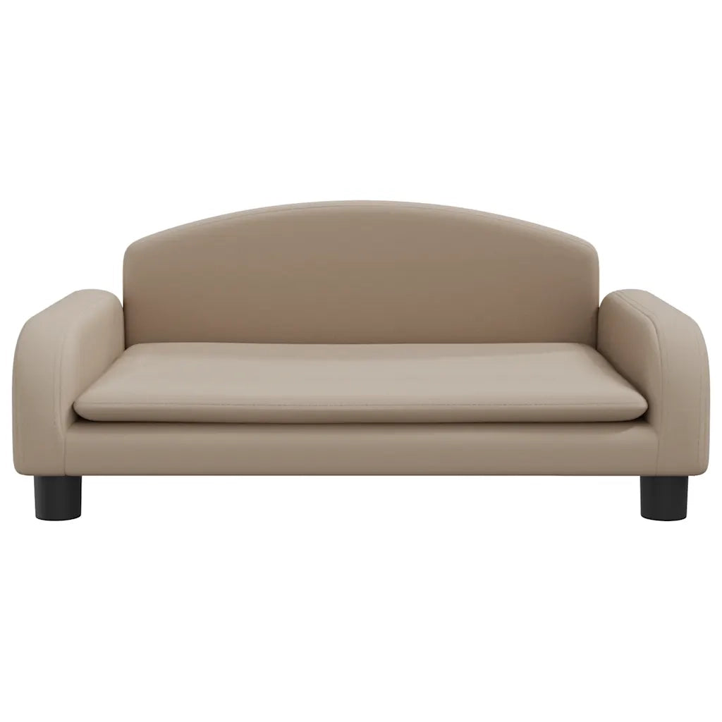 Divano per Bambini Cappuccino 70x45x30 cm in Similpelle 3196367