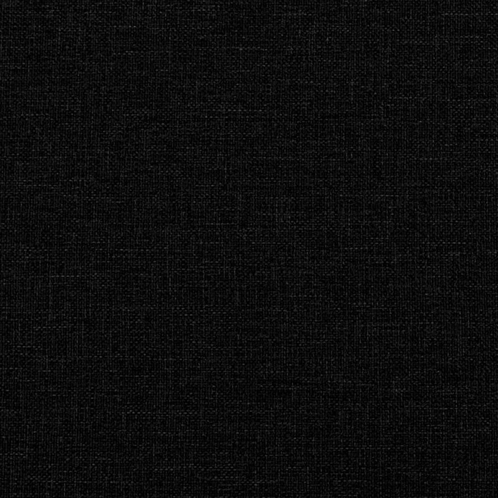 Letto con Box Spring e Materasso  - Nero, 90x200 cm, Tessuto