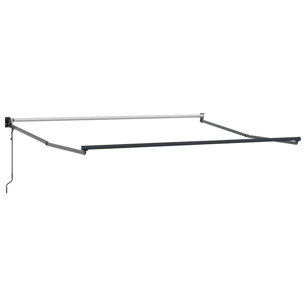 Tenda Retrattile Automatica  Verde e Bianco 350x250 cm