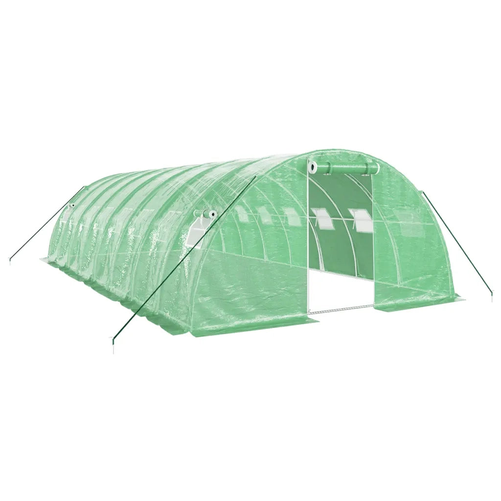 Serra con Telaio in Acciaio Verde 32 mÂ² 8x4x2 m
