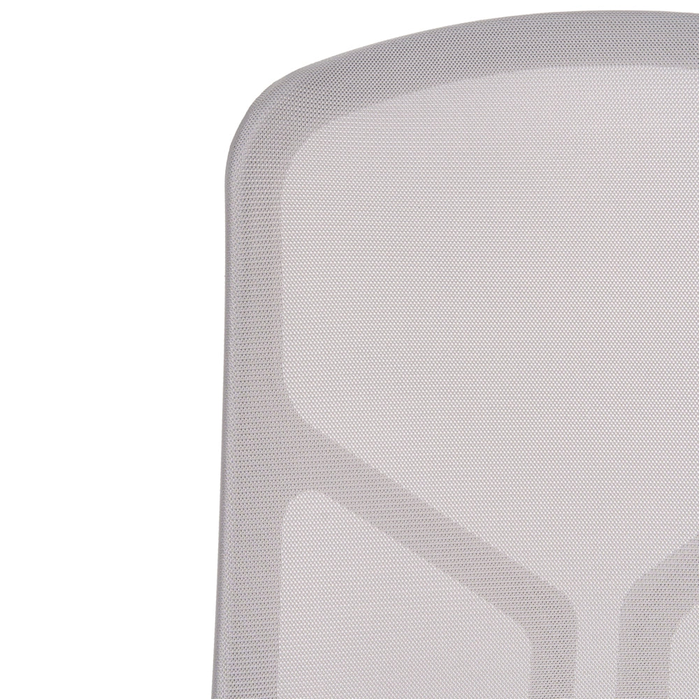 Sedia da ufficio beige con rivestimento in rete, base girevole, altezza regolabile, braccioli, per ufficio domestico, stile moderno