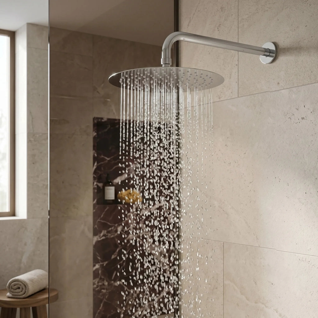 Soffione Doccia Rotondo Rea Js-p014 30cm Chrome