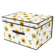 Trade Shop - Box Scatola Salvaspazio Armadio Contenitore Porta Oggetti Organizer 41x35x20 -