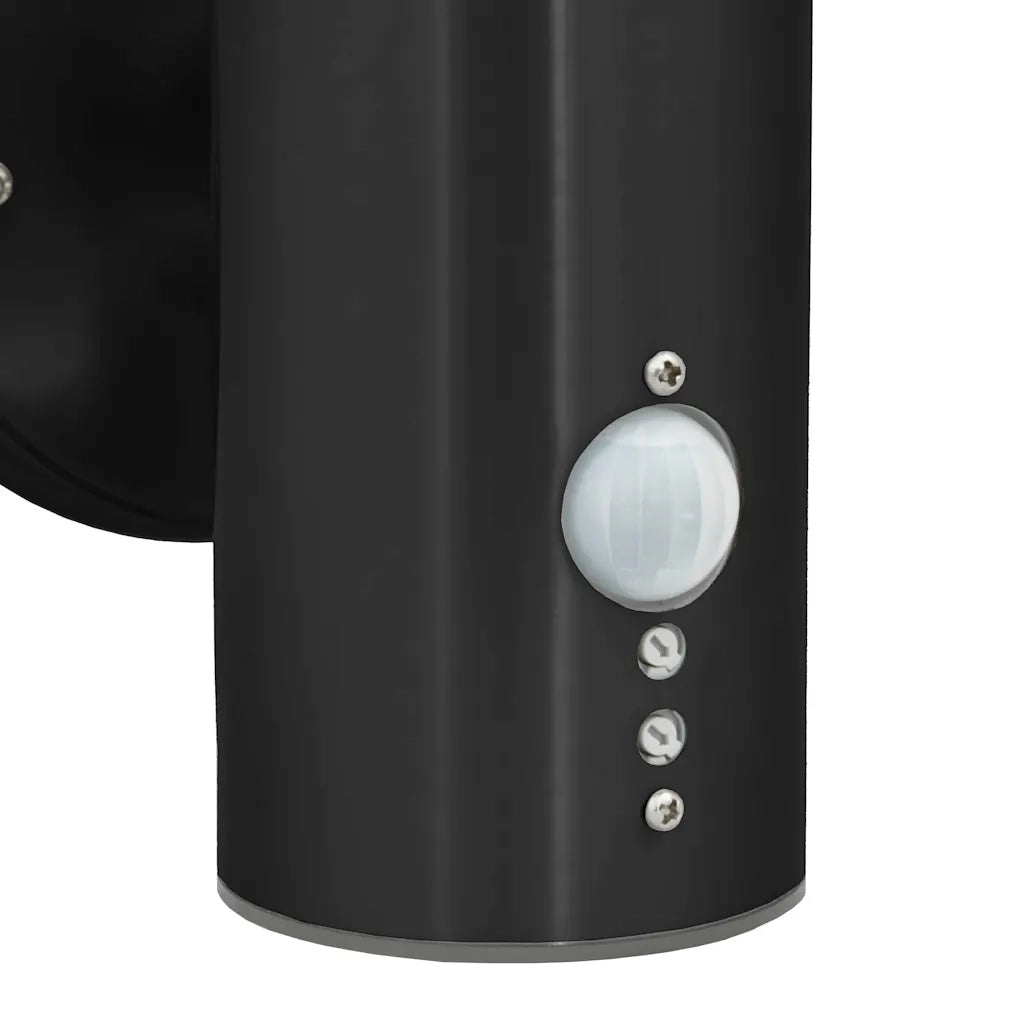 Lampada da Parete Esterna Nero 15 x 7,5 x 33 cm CFW7931404