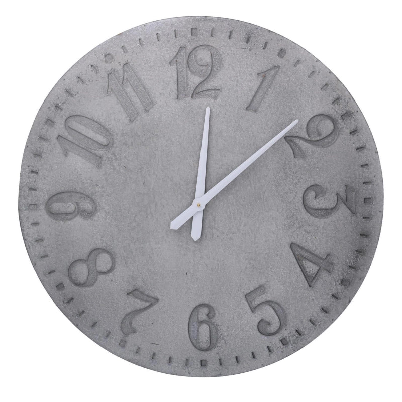 Orologio legno grigio cm ø74x2