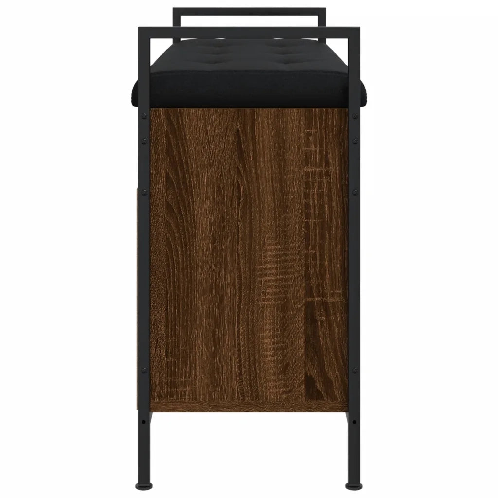 Panca Porta Scarpe Rovere Marrone 85,5x32x57,5 cm 835211