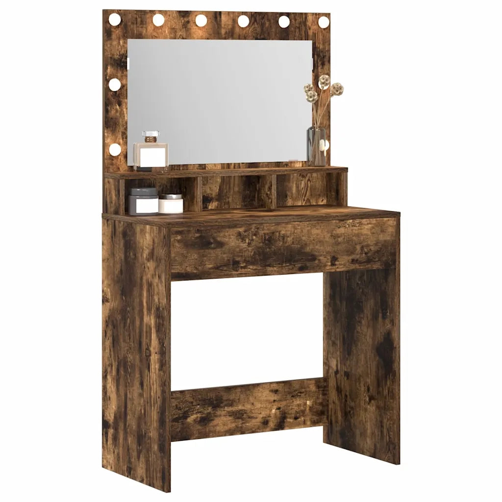 Tavolo da Trucco Rovere fumé 75,5 x 41 x 135 cm 865113